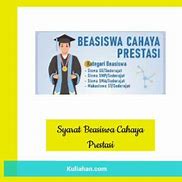 Beasiswa Cahaya Prestasi Pascasarjana